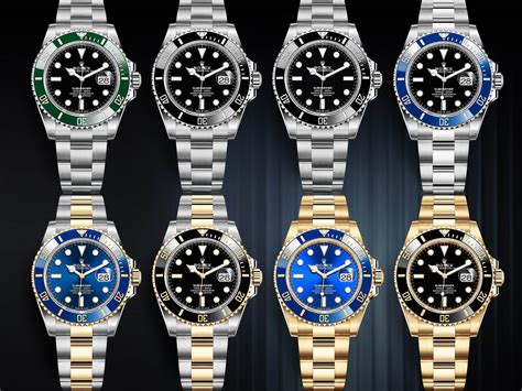 rolex submariner unterschiede|rolex submariner all models.